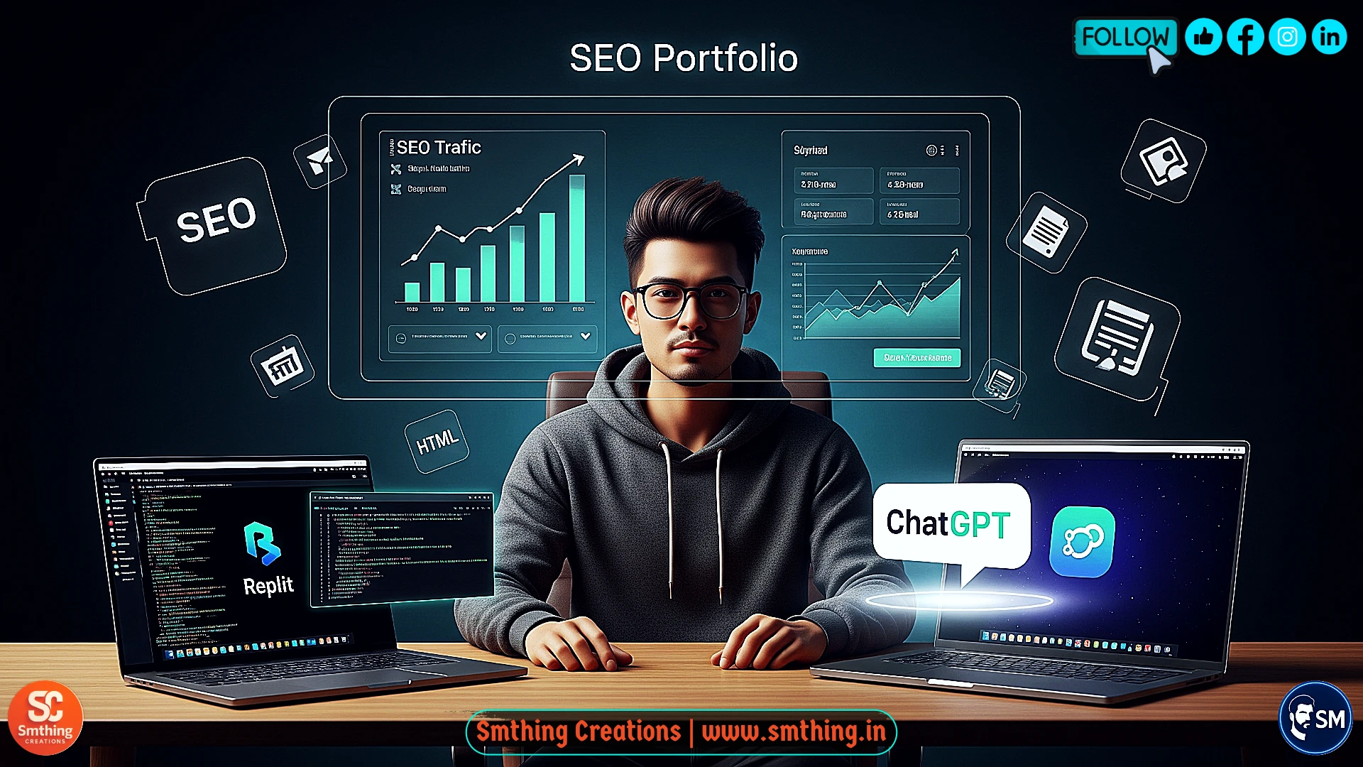 How I Built a Professional SEO-Optimized Portfolio That Ranks on Google Using AI Tools